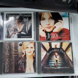 Lot Of 4 Country CDS - Jessica Andrews, Kris Tyler, Matraca Berg, Tammy Wynette - Picture 1 of 13