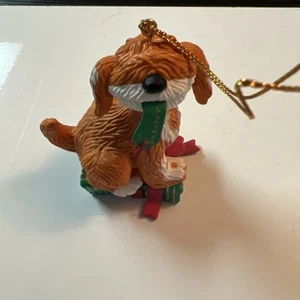 1993 Sesame Street Christmas Ornament Barkley with Box - Picture 1 of 10