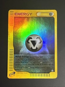 Metal Energy 143/147 Holo Aquapolis English Pokemon Card E-Reader WoTC - Picture 1 of 4