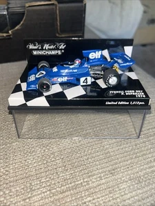 1:43 Minichamps #400740004 Patrick Depailler Tyrrell Ford 007 #4 1974 - 1512 pcs - Picture 1 of 5