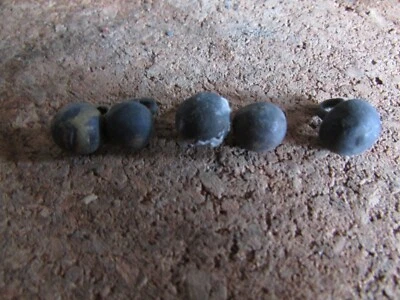 5 Early 17th Century Ball Buttons Small - Image 1 of 2
