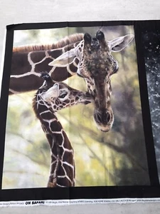 Riley Blake's On Safari Fabric Cushion Panel 100% Cotton Fabric - Picture 1 of 1