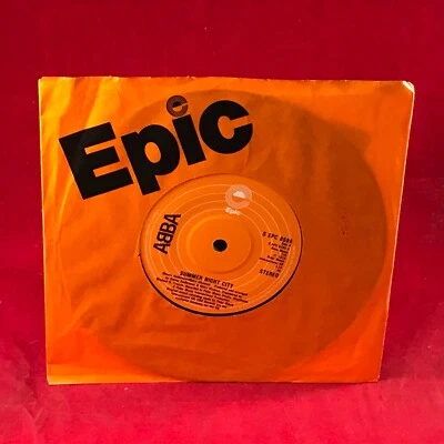 ABBA Summer Night City 1978 UK 7" vinyl single original 45 Agnetha Benny Bjorn - Image 1 of 2
