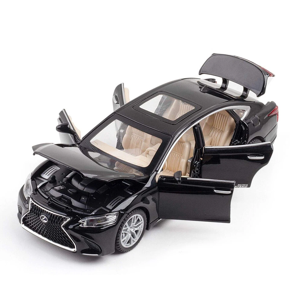 1/32 Scale Lexus LS500h Diecast Model Car Toy Collectible Sound Light Kids Gift - Image 1 of 4