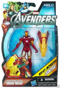 AVENGERS MOVIE SHATTERBLASTER IRON MAN ACTION FIGURE - Picture 1 of 3