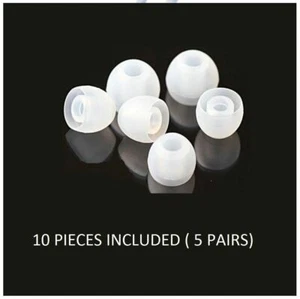 10x Universal Earphones Replacement Silicone EARBUD EAR BUD Tips Covers - Picture 1 of 2