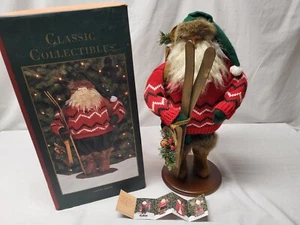 Classic Collectibles - Santa Skier -  Vtg 1996 Holiday Decor 19" - Picture 1 of 9