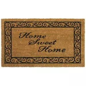 Rubber-Cal "Home Sweet Home" Welcome Coir Welcome Mat, 18 x 30-Inch - Picture 1 of 5