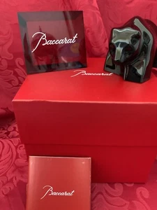 NIBNEW FLAWLESS Stunning BACCARAT France Glass Crystal OURSONS BEAR CUB Figurine - Picture 1 of 11