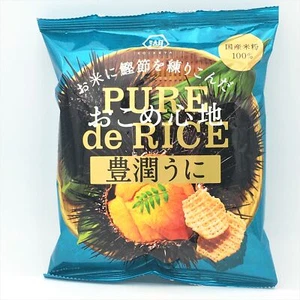 Koikeya Pure De Rice Rich & Moist Sea Urchin Rice Cracker 42g湖池屋純米酥脆零食(海膽味) - Picture 1 of 3