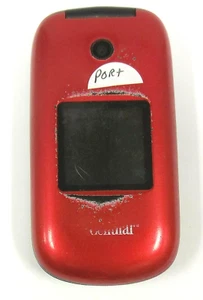 Huawei Envoy U3900 - Red and Black ( Consumer Cellular ) Flip Phone - Picture 1 of 3