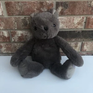 Little Starter Huggable Teddy Bear 18” Plush Gray Stuffed Animal Toy Cub - Picture 1 of 7