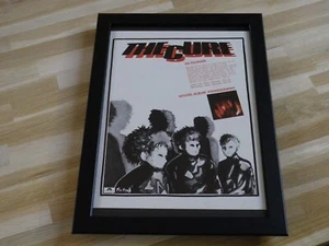 The Cure - PORNOGRAPHY  - PUB ORIGINALE ENCADREE 🎁 ORIGINAL ADVERT FRAMED 🎁 - Imagen 1 de 3