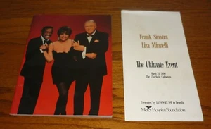 Frank Sinatra, Liza Minnelli, Sammy Davis Jr. The Ultimate Event Program Book 88 - Picture 1 of 3