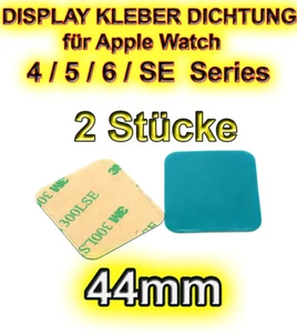 2 pièces Tampon adhésif pour Apple Watch adhésif écran 44mm pour 4 5 6 SE joint autocollant - Photo 1/2