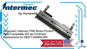 Honeywell/Intermec PX6i/PX6e (1-040084-900) Original-Zubehör-Hersteller-kompatibel 203 dpi Druckkopf - Bild 1 von 5