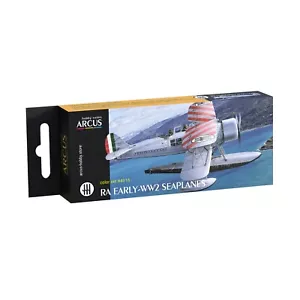 Arcus #E4016 Emaille Lack Set RA Early-WW2 Wasserflugzeuge 6 Farben 10ml für Modellbausatz - Bild 1 von 14