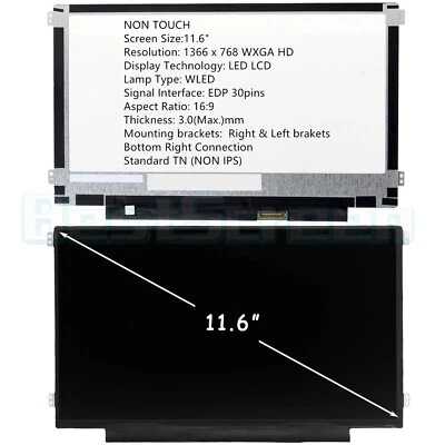 11" For Acer ChromeBook 11 CB3-131-C3SZ LCD Display Screen Panel WXGA HD MATTE - Image 1 of 4