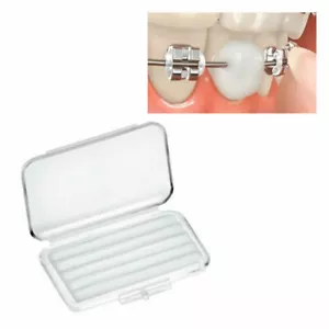 Orthodontic protection relief wax for braces, clear, unscented - Picture 1 of 3