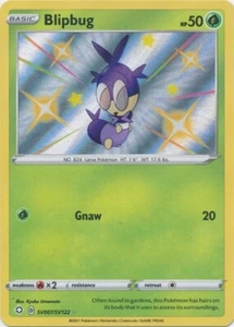 Tarjeta Pokémon Brillante Bebé Destinos Brillantes Blipbug SV007/SV122 CASI NUEVA - Imagen 1 de 1
