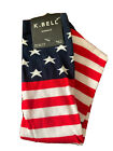 AMERICAN FLAG USA STARS AND STRIPES Knee High Socks Shoe Size 4-10