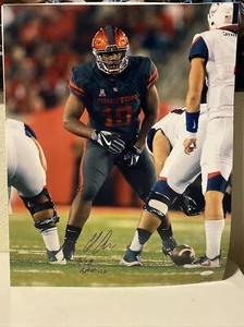 Ed Oliver Signed Houston Cougars 16x20 Photo Inscribed "3x All American" TriStar - Picture 1 of 4