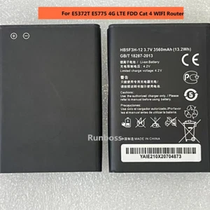 3560mAh Akku HB5F3H-12 für E5372T E5775 E5377T PBD06LPZ10 4G LTE WIFI Router - Bild 1 von 1