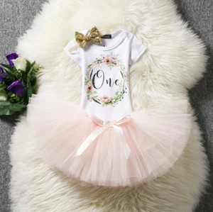 I’m One Birthday Set Birthday Tutu Dress birthday party outfit cake smash photos - Picture 1 of 7