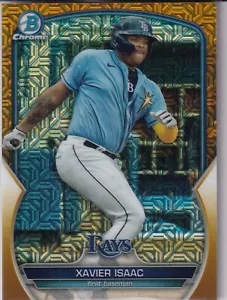 Xavier Isaac - /50 Gold - 2023 Bowman Chrome Mega - Picture 1 of 2