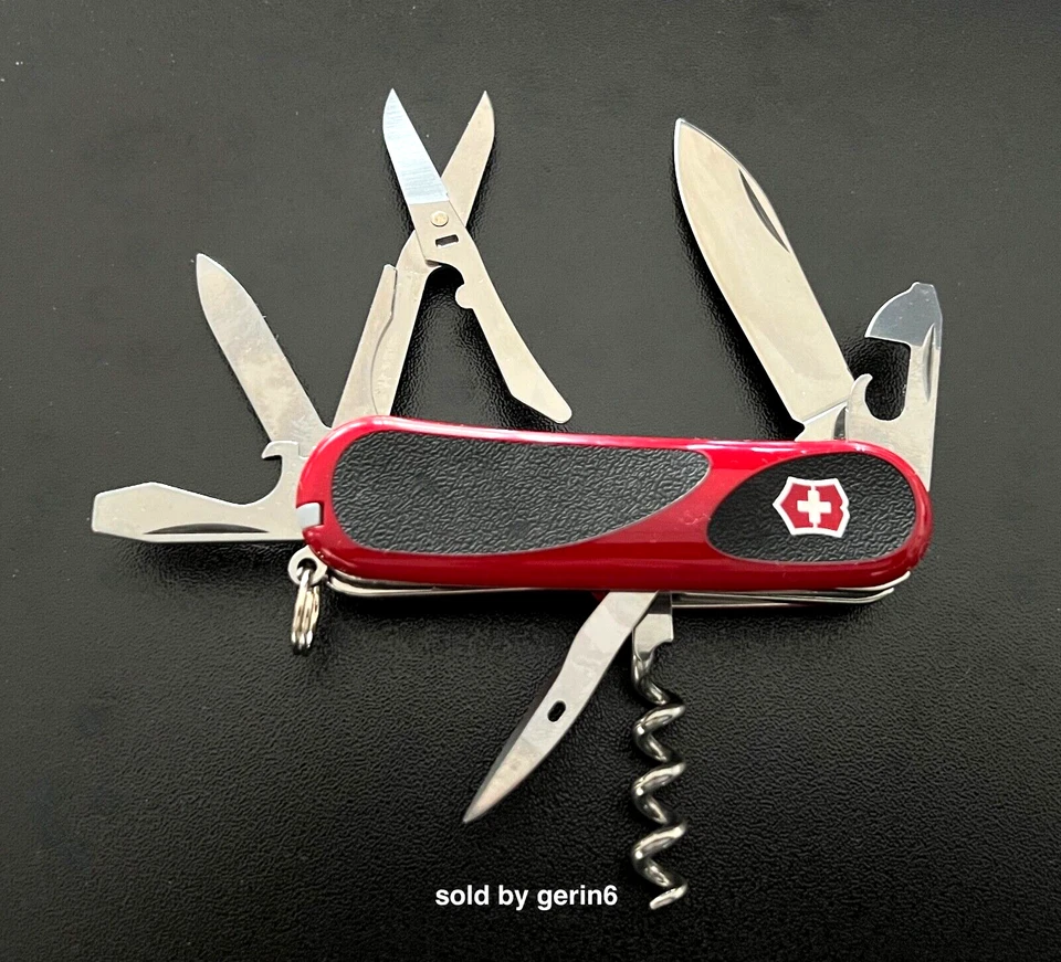 Victorinox Swiss Army Knife EvoGrip 14 Red/Black 14 Functions 2.3903.C-X4