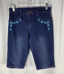 Disney Size 16 Girls Blue Jean shorts - Picture 1 of 5