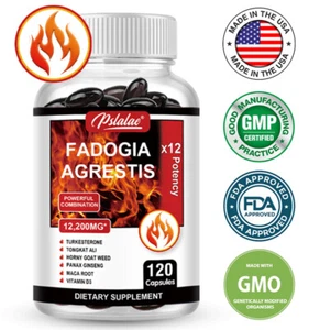 Fadogia Agrestis - Maca, Horny Goat Weed, Panax Ginseng - Testosterone Booster - Picture 1 of 8