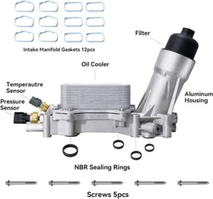 NEW  ALL - Aluminum Oil Filter Adapter Housing "Kit" - Bild 1 von 3