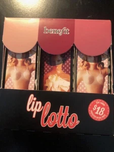 Benefit Lip Lotto Full 3 Lipstick set NIB - Picture 1 of 2