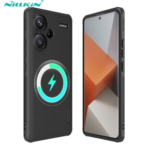 NILLKIN Magnetic Frosted shockproof Back Case For Xiaomi Redmi Note 13 Pro + 5G
