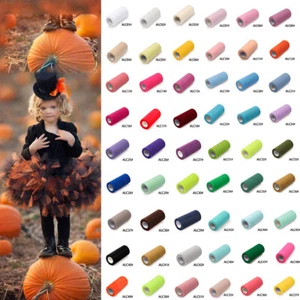 Tulle Roll Party Birthday Decoration Wedding Fabric Spool Netting Craft Fabric - Picture 1 of 86