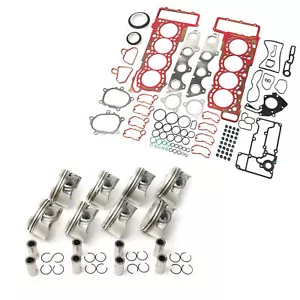 STD Pistons & Ring Set 84.50mm Fit For Audi A8 4.0T CGTA CTGA 12-18 079107066ED - Picture 1 of 9