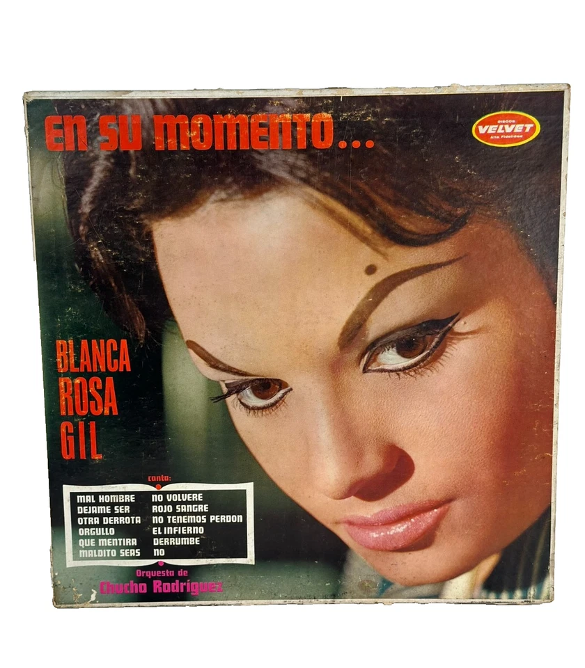 RARE Blanca Rosa Gil, Orquesta De Chucho Rodríguez – En Su Momento... LP - Image 1 of 4