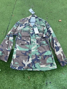 Camisa BDU cadetes marinos de la Marina de los Estados Unidos Seebees M81 camuflada. USNSCC. Talla grande/regular - Imagen 1 de 8