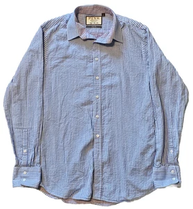 ROSA Thomas Rosa Camicia Uomo 15 1/2 (39CM) Super Slim Fit About Town Abito Blu - Foto 1 di 11