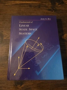 Fundamentals of Linear State Space Systems by John S. Bay HC 1999 McGraw-Hill  - Picture 1 of 10