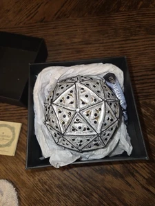 Waterford Crystal 2013 Times Square Let There Be Peace Replica Ball Ornament  - Picture 1 of 7