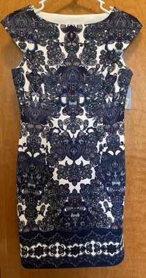 Vestido para mujer London Times estampado cachemir 6 Petite nuevo con etiquetas Foto 1 de 4