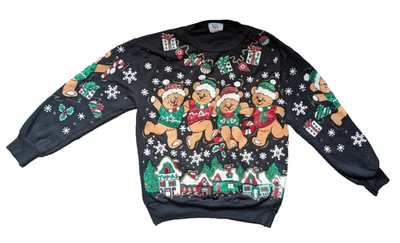 Suéter Cascanueces Vintage Navidad Para Mujer Talla Pequeña - Mediano Osos  Foto 1 de 4