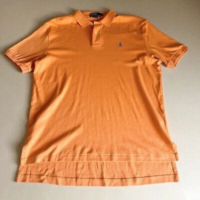 Camisa polo masculina vintage laranja Ralph Lauren tamanho G voluntários do Tennessee - Imagem 1 de 4