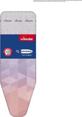 :Vileda Diamond Bügelbrettbezug, Titanbeschichtete Hitzebeständige Bügelauflage, - Bild 1 von 4