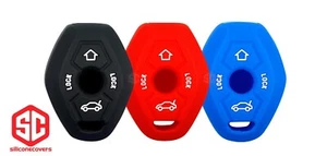 3x New KeyFob Remote Fobik Silicone Cover Fit / For Select BMW Vehicles.. - Picture 1 of 4