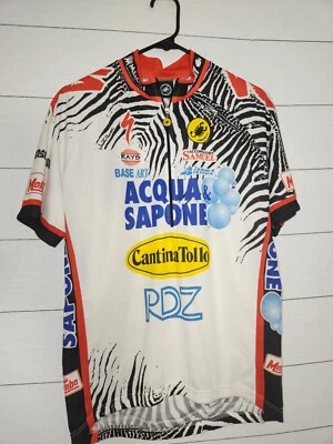 Camiseta masculina Castelli ciclismo tamanho médio sapone aquático feita na Itália uso ativo - Imagem 1 de 4