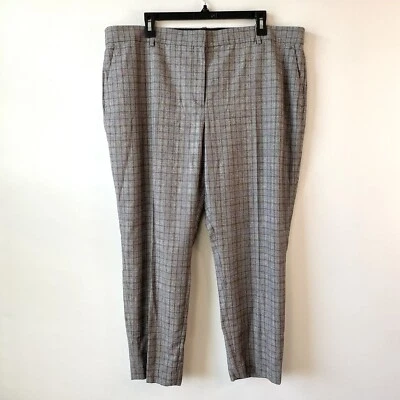 Pantaloni alla caviglia Theory Treeca lana a quadri 18 - Immagine 1 di 4