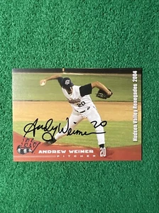 Hudson Valley Renegades Andrew Weimer 2004 con tarjeta automática - Imagen 1 de 7